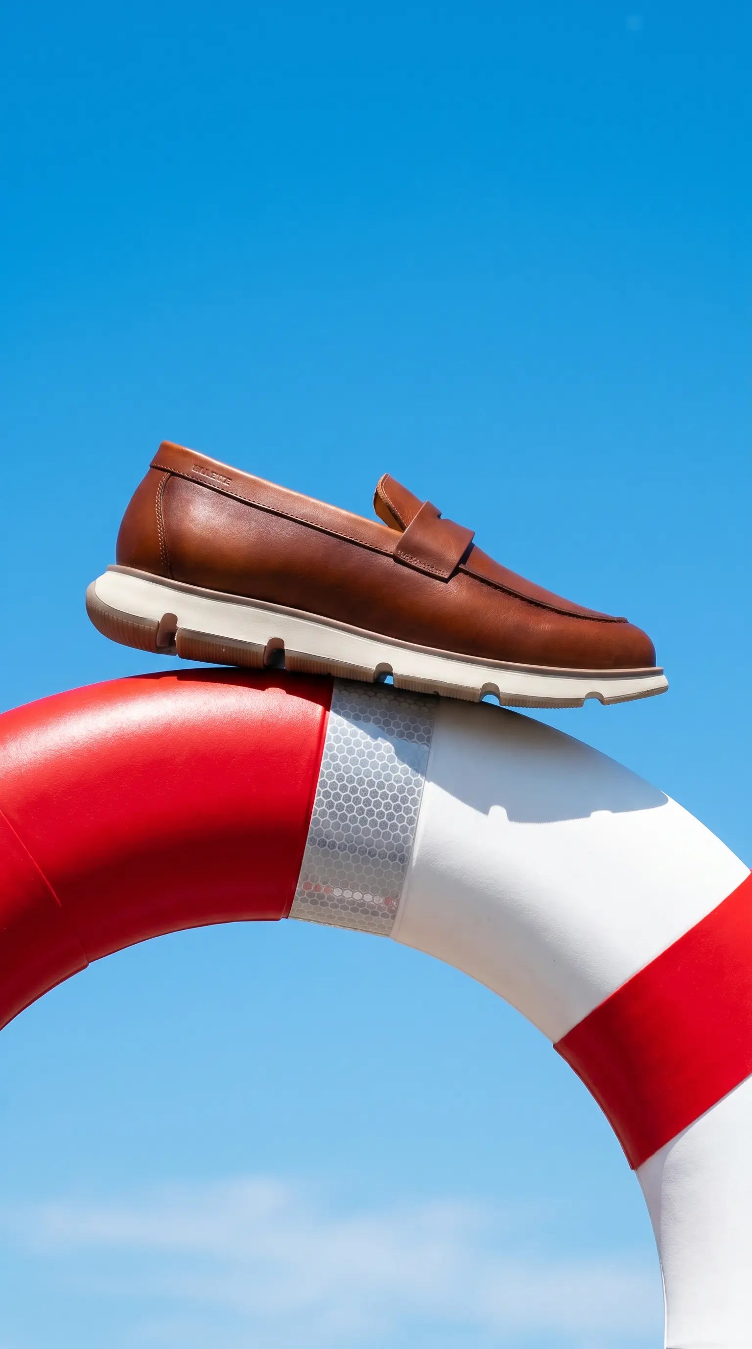 Olmo Estilo Penny Loafer Miel - par completo cuero autentico