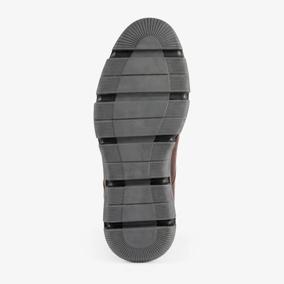 Olmo Estilo Penny Loafer Coñac x Negro