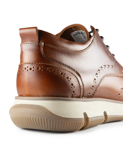 Oxford Nardo en Cuero Miel - vista superior diseno elegante