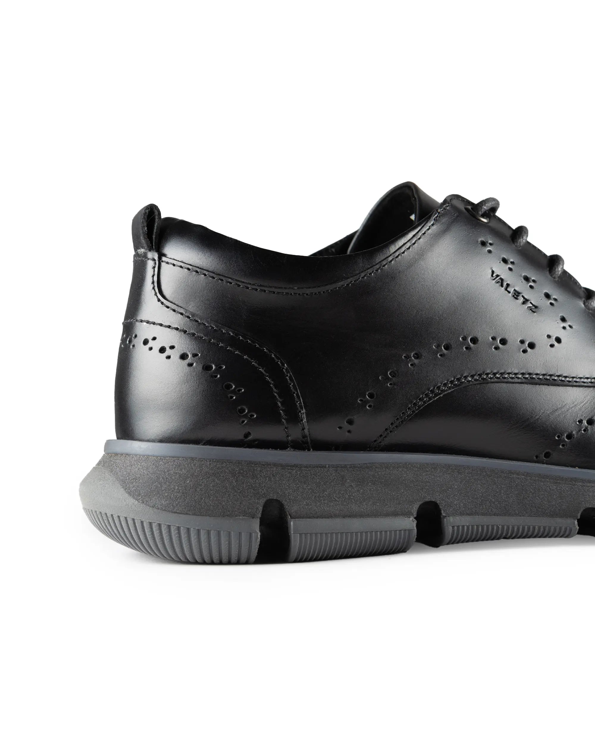 Oxfords Nardo Negro - vista superior diseno elegante