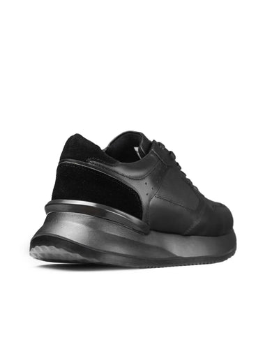 Meridiano Casual Sport Negro - vista lateral zapato artesanal Valetz