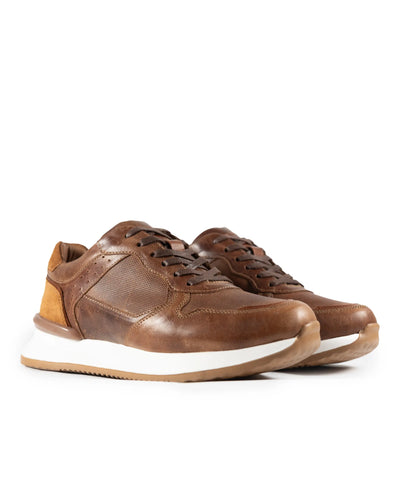 Meridiano Casual Miel y Nubuck - zapato en uso estilo casual vestir