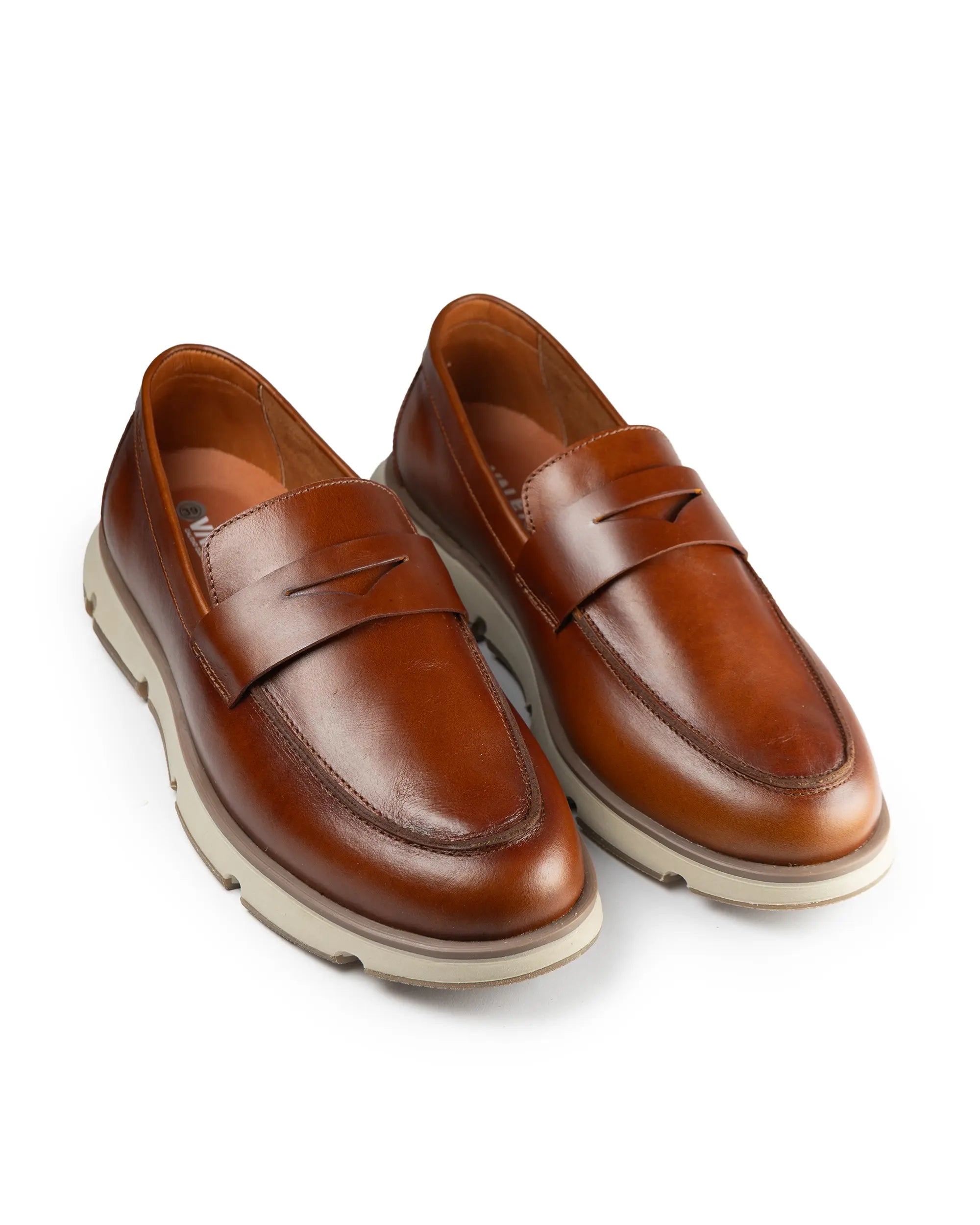 Olmo Estilo Penny Loafer Miel - zapato en uso estilo casual vestir