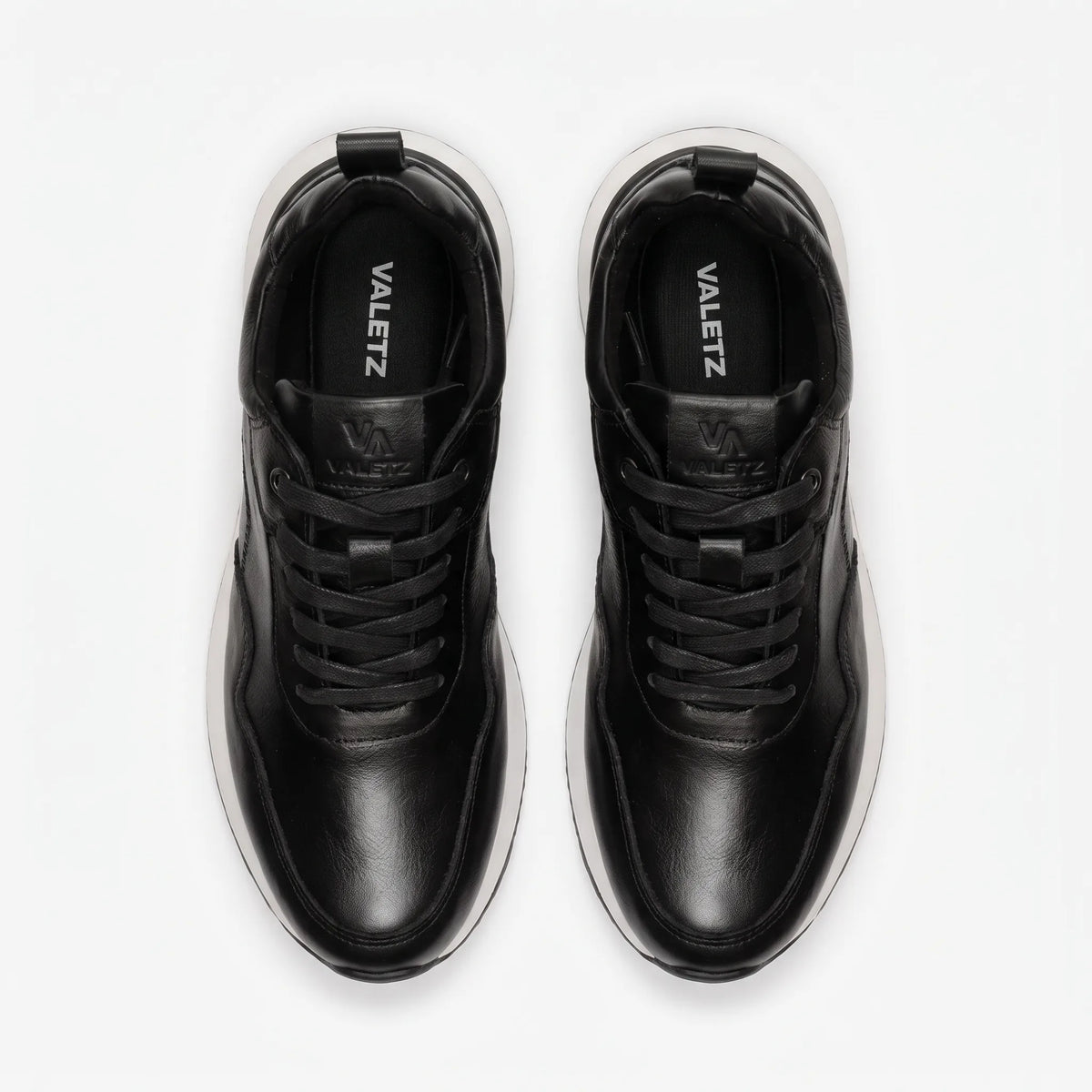 Tenis Metro Casuales en Cuero Negro
