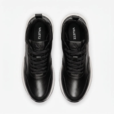 Tenis Metro Casuales en Cuero Negro