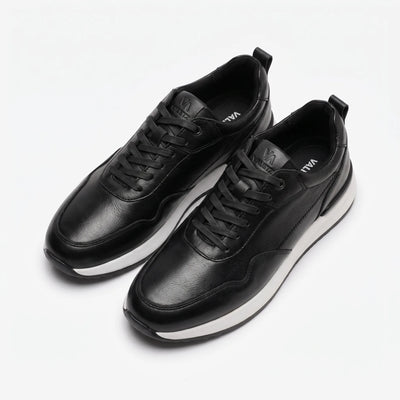 Tenis Metro Casuales en Cuero Negro