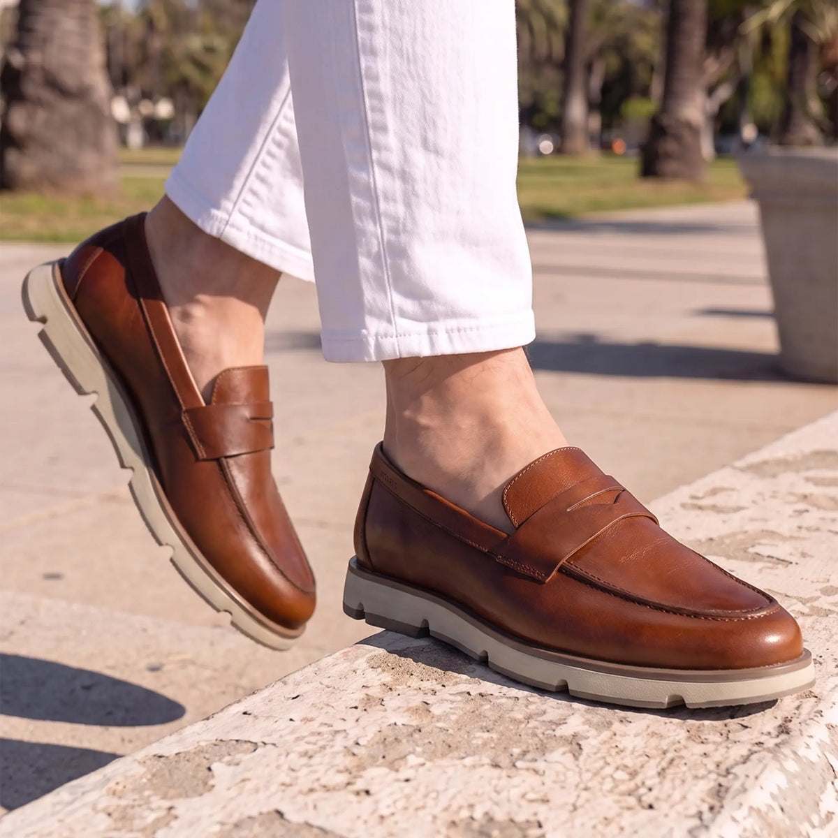 Olmo Estilo Penny Loafer Miel