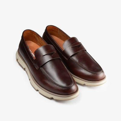 Olmo Estilo Penny Loafer Coñac x Cafe
