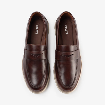 Olmo Estilo Penny Loafer Coñac x Cafe