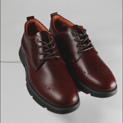 Oxfords Nardo Coñac y Negro